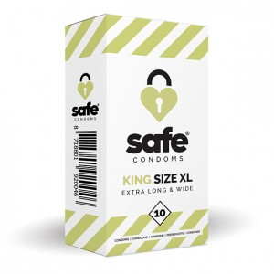 Prezervatīvi safe - king size xl 10 pcs