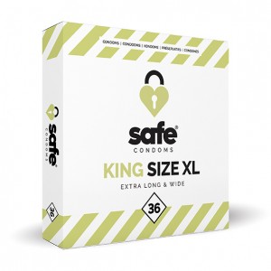 Prezervatīvi safe - king size xl 36 pcs