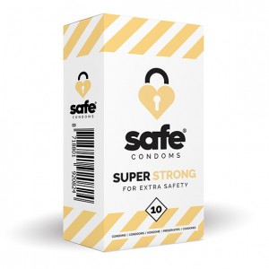 Prezervatīvi safe - super strong 10 pcs
