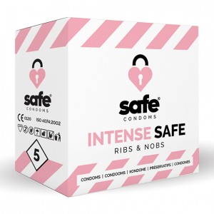 Prezervatīvi safe - intense safe 5 pcs