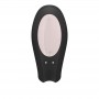 Satisfyer Double Joy Couples Vibrator- Black