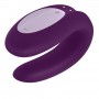 Satisfyer Double Joy Couples Vibrator- Purple