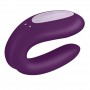 Satisfyer Double Joy Couples Vibrator- Purple