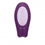 Satisfyer Double Joy Couples Vibrator- Purple