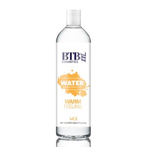 BTB WATER BASED WARM FEELING LUBRICANT 250ML