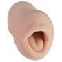 Masturbators 14cm ādas krāsa sasha grey deep throat