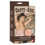 Masturbators 17cm ādas krāsa / sudrabs carry-ann masturbator