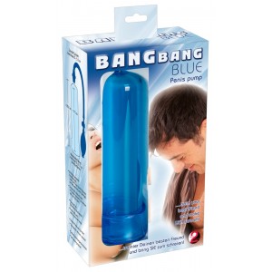 Dzimumlocekļa vakuuma sūknis bang bang blue penis pump blue
