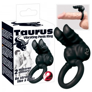 Dzimumlocekļa gredzens uzmava taurus cock ring black