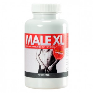 Dzimumlocekļa palielināšana Stimulējošas vīriešu kapsulas Male XL
