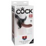 Kc strap-on with 8" cock brown