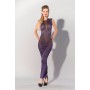 GP PRINTED LONG STRIPED DRESS, M