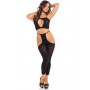 ROAD TRIP 2PC HOTPANT SET BLACK, OS