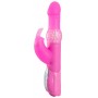 Pērļu vibrators zaķis roza 26cm
