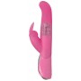 Pērļu vibrators smukais zaķis roza 26cm