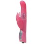 Pērļu vibrators smukais zaķis roza 26cm