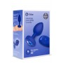 B-VIBE VIBRATING JEWEL PLUG L/XL NAVY