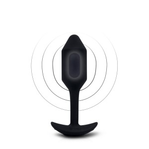 B-VIBE VIBRATING SNUG PLUG 2 BLACK
