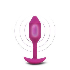 B-VIBE VIBRATING SNUG PLUG 2 ROSE