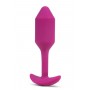 B-VIBE VIBRATING SNUG PLUG 2 ROSE