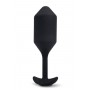 B-VIBE VIBRATING SNUG PLUG 4 BLACK