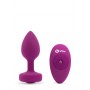 B-VIBE VIBRATING JEWEL PLUG S/M FUCHSIA