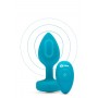 B-VIBE VIBRATING JEWEL PLUG S/M TEAL