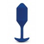 B-VIBE VIBRATING SNUG PLUG 4 NAVY