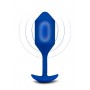 B-VIBE VIBRATING SNUG PLUG 4 NAVY