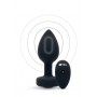 B-VIBE VIBRATING JEWEL PLUG M/L BLACK