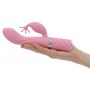 Vibrators ar klitora stimulatoru 21.5 cm pillow talk rozā