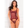 GRAND FINALE 2PC RUFFLE TEDDY , M/L