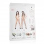 Net Bodystocking With Large Openings - Black