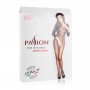 White Mesh Bodystocking With Open Crotch