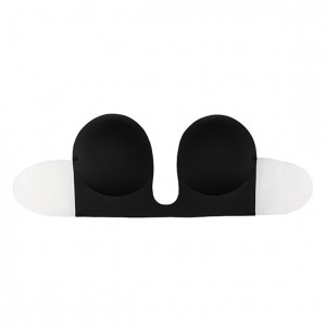 Bye Bra - Seamless U-Style Bra Cup A Black