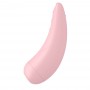 Klitora gaisa stimulators ar vibrāciju - satisfyer curvy 2+ rozā