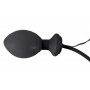 Piepūšams stimulators vibrators fanny hill´s butt plug black
