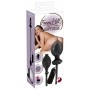 Piepūšams stimulators vibrators fanny hill´s butt plug black