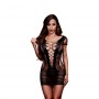 Baci - corset front lace mini dress one size