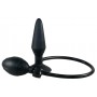 Piepūšams stimulators vibrators true black inflatable plug