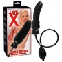 Piepūšams stimulators vibrators latex dildo inflatable