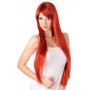 Sarkana sieviešu parūka wig red long