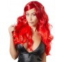 Sarkana sieviešu parūka wig red long