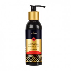 Lubrikants ūdens bāzes zemeņu 125ml sensuva