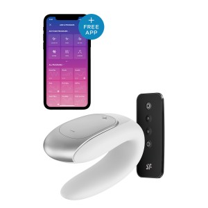 SATISFYER DOUBLE FUN WHITE