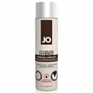 Lubrikants system jo - silicone free hybrid kokosreikstu sildošs120 ml