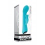 Vibrators ar klitoras stimulatoru ŪDENS 18cm Zils