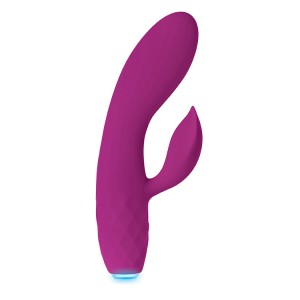 Vibrators ar klitoras stimulatoru MIRDZOŠAIS 16cm Violēts